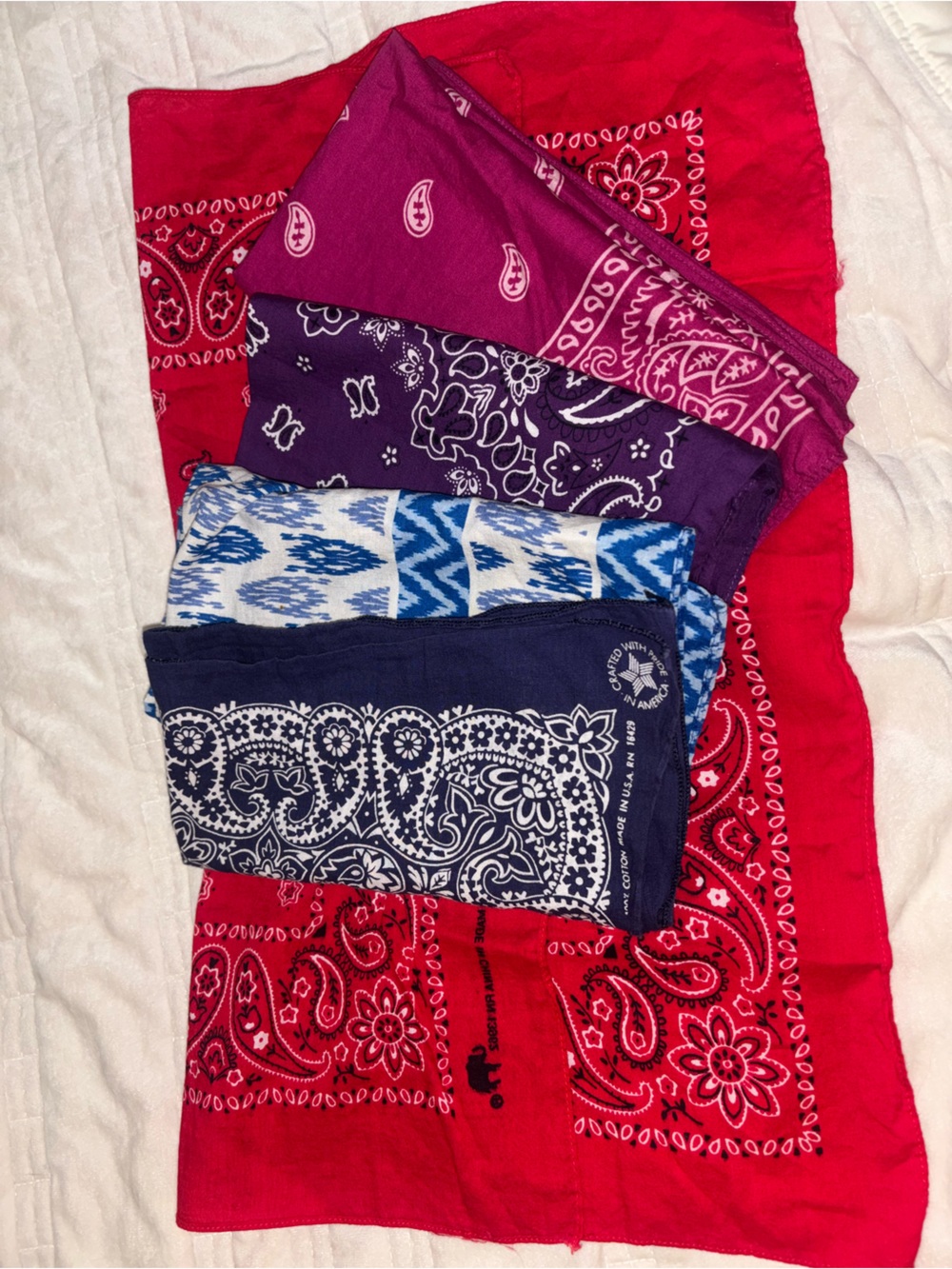 Vintage Bandana Lot (5)